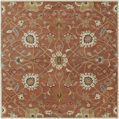 Logville Hand Tufted Rust 1119 Wool Rug - Quahog Bay Bedding