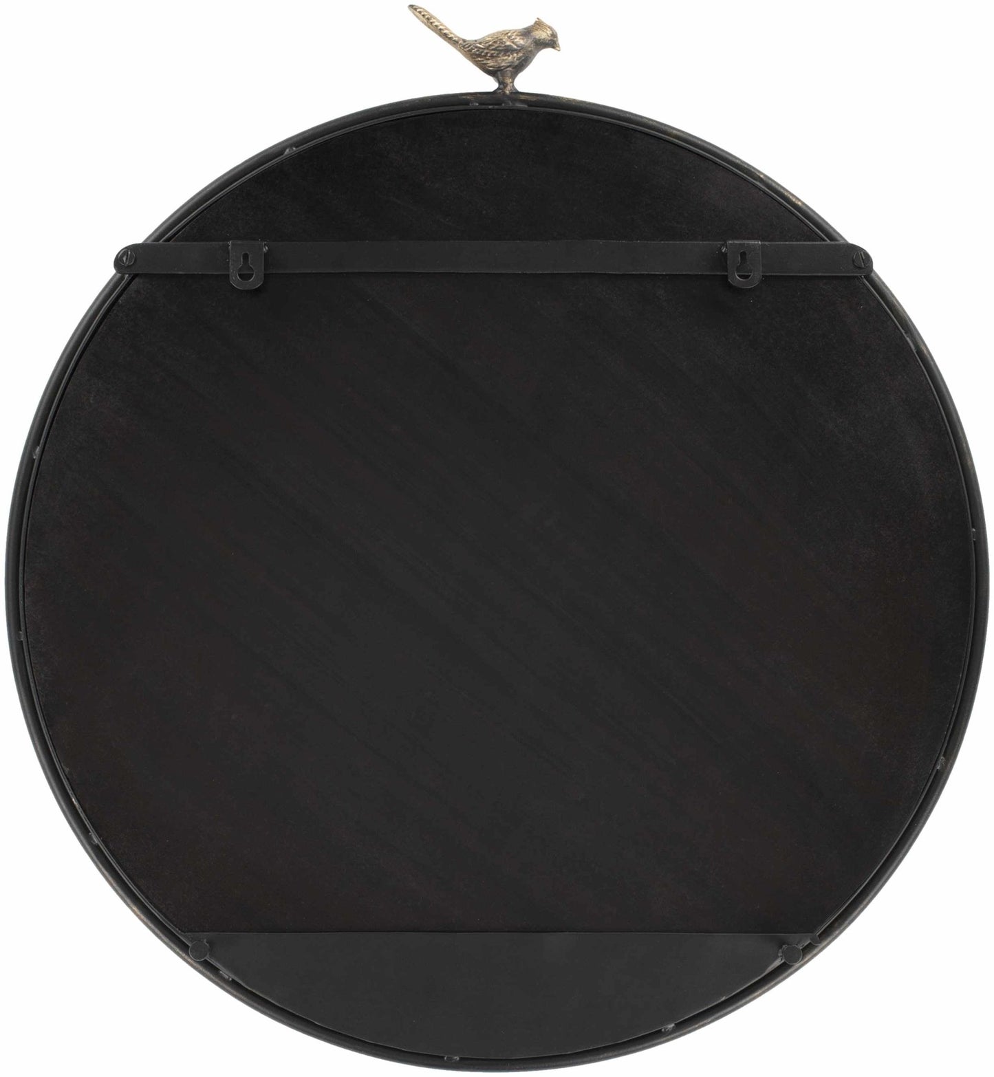 Loughlinstown Gold Frame Round Mirror - Quahog Bay Bedding
