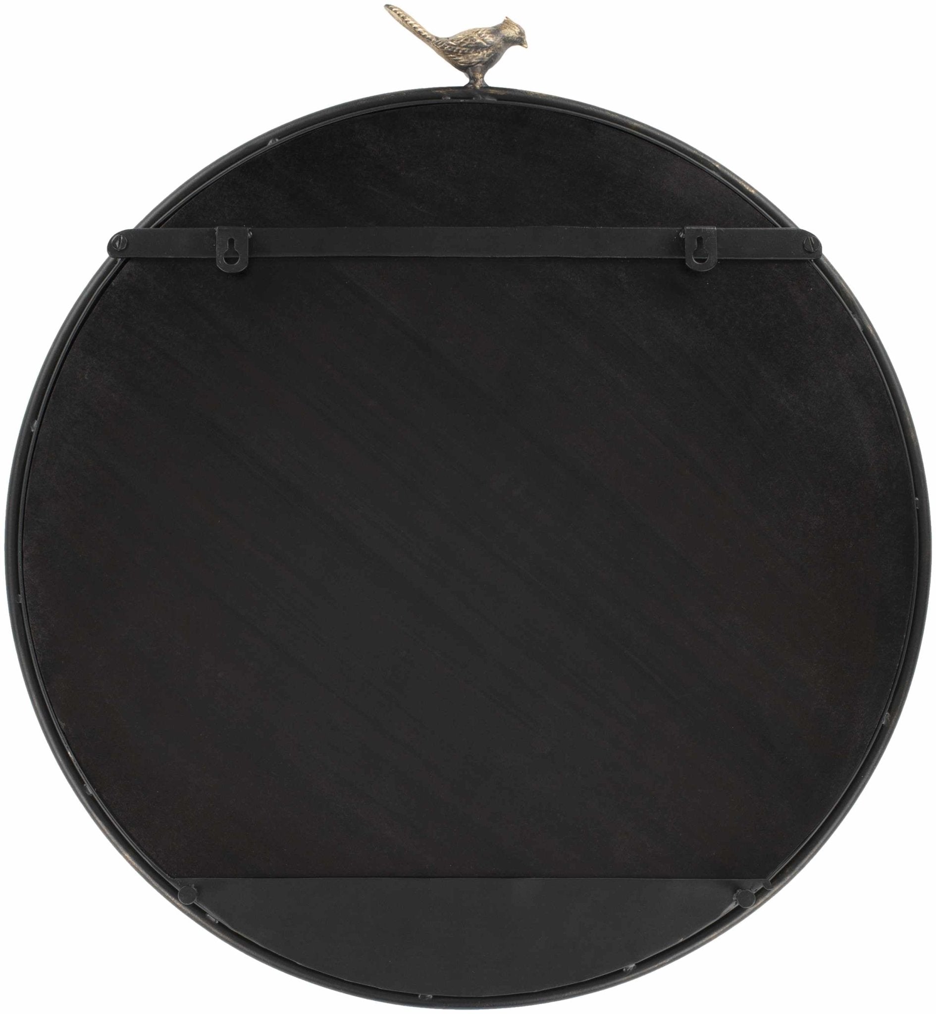 Loughlinstown Gold Frame Round Mirror - Quahog Bay Bedding