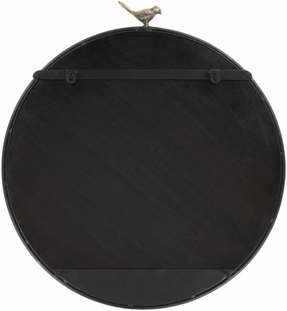 Loughlinstown Gold Frame Round Mirror - Quahog Bay Bedding