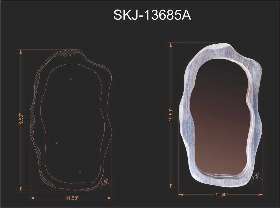 Louiseville Gold Frame Round Mirror - Quahog Bay Bedding