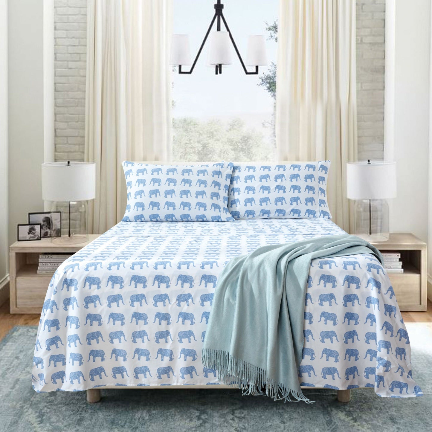 Animal Themed Sheets - Elephants Sheet Set