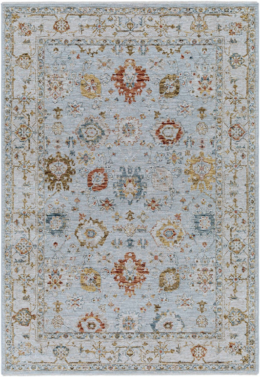 Luklukan Oushak Style Floral Rug - Quahog Bay Bedding