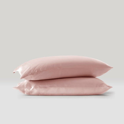 Luxurious And Elegant Satin Pillowcases - Blush - 2PC - Quahog Bay Bedding