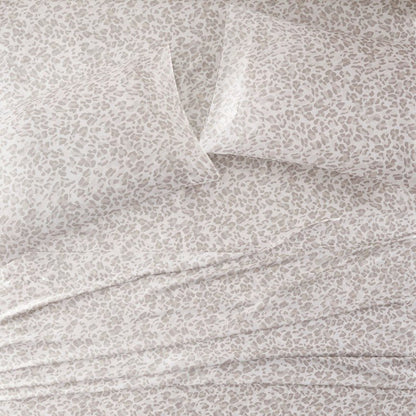 Luxurious And Elegant Satin Pillowcases - Taupe Leopard - 2PC - Quahog Bay Bedding