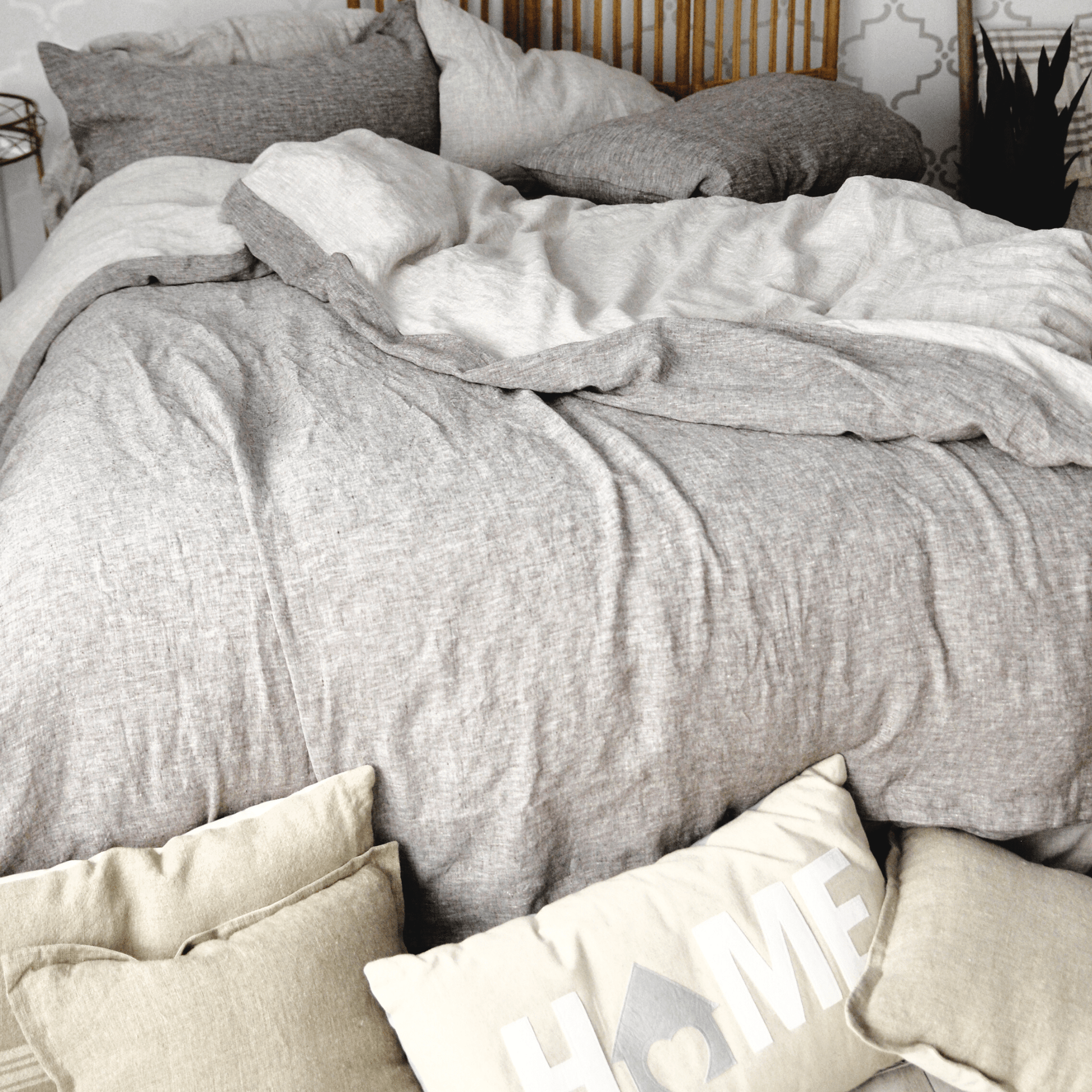 Luxurious Linen Duvet Cover - European Linen - Quahog Bay Bedding