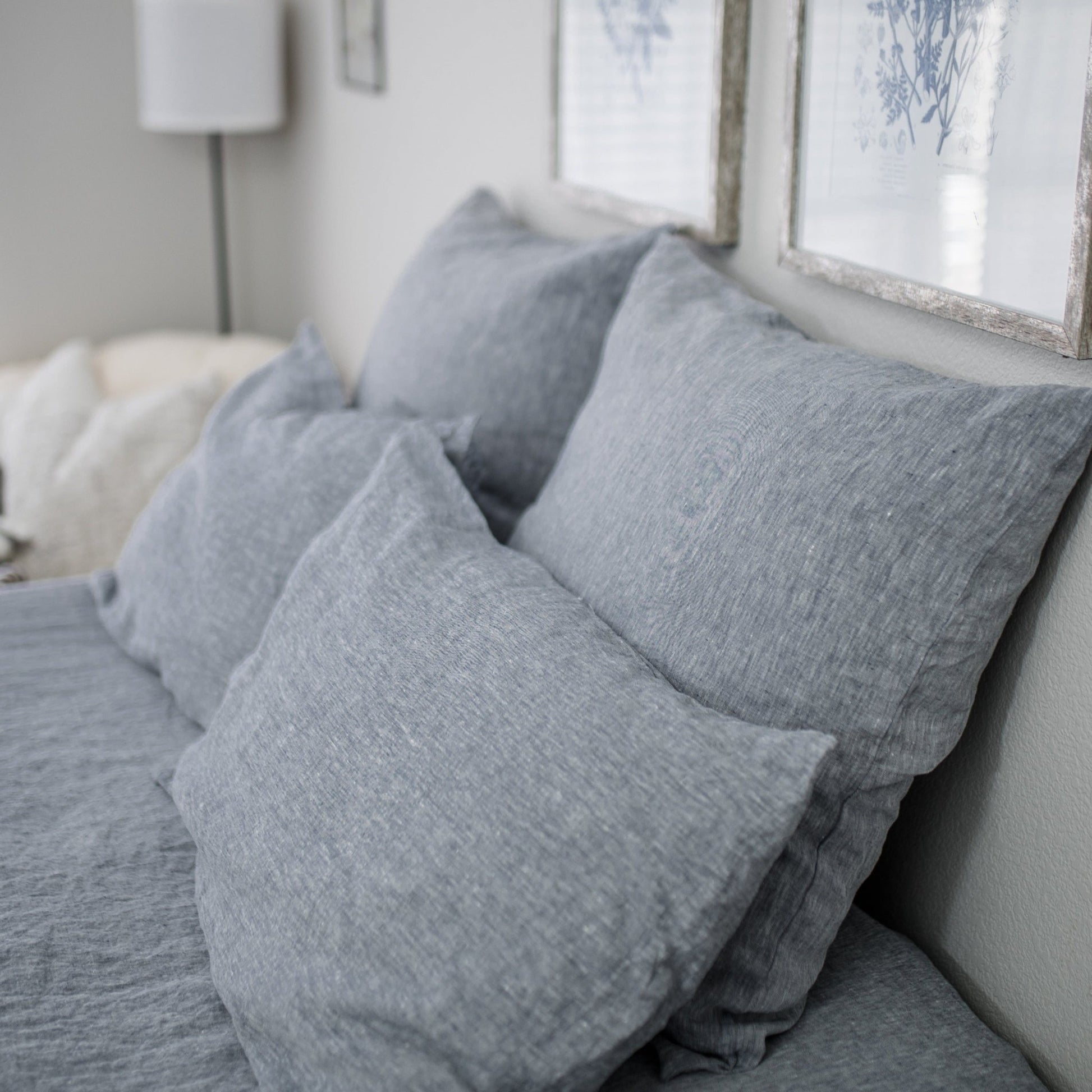 Luxurious Linen Shams - European Linen - Quahog Bay Bedding