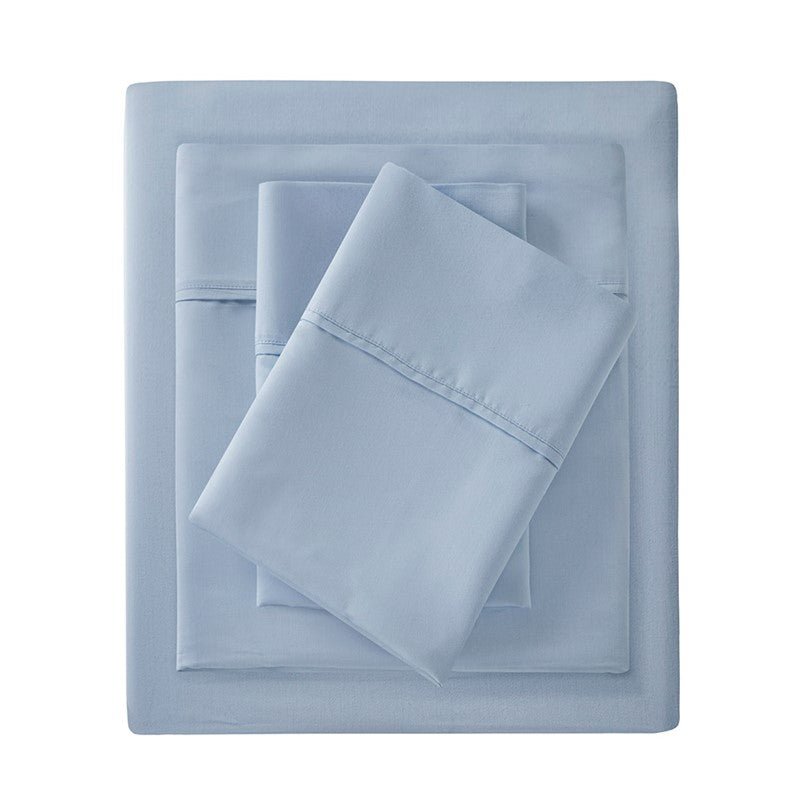 Luxury 1500TC Cotton Blend Sheet Set - Coastal Sheet Sets - Blue - Quahog Bay Bedding
