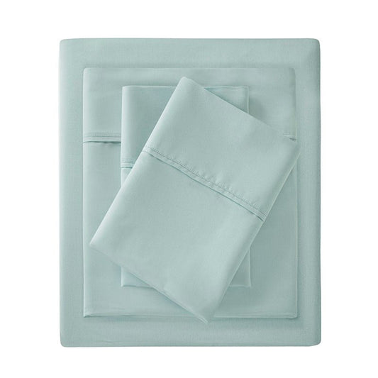 Luxury 1500TC Cotton Blend Sheet Set - Coastal Sheet Sets - Seafoam - Quahog Bay Bedding