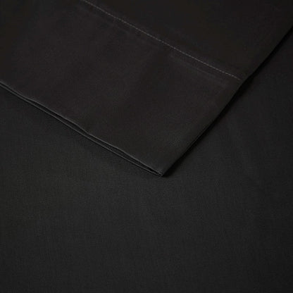 Luxury 1500TC Cotton Blend Sheet Set - High Thread Count Sheets - Black - Quahog Bay Bedding