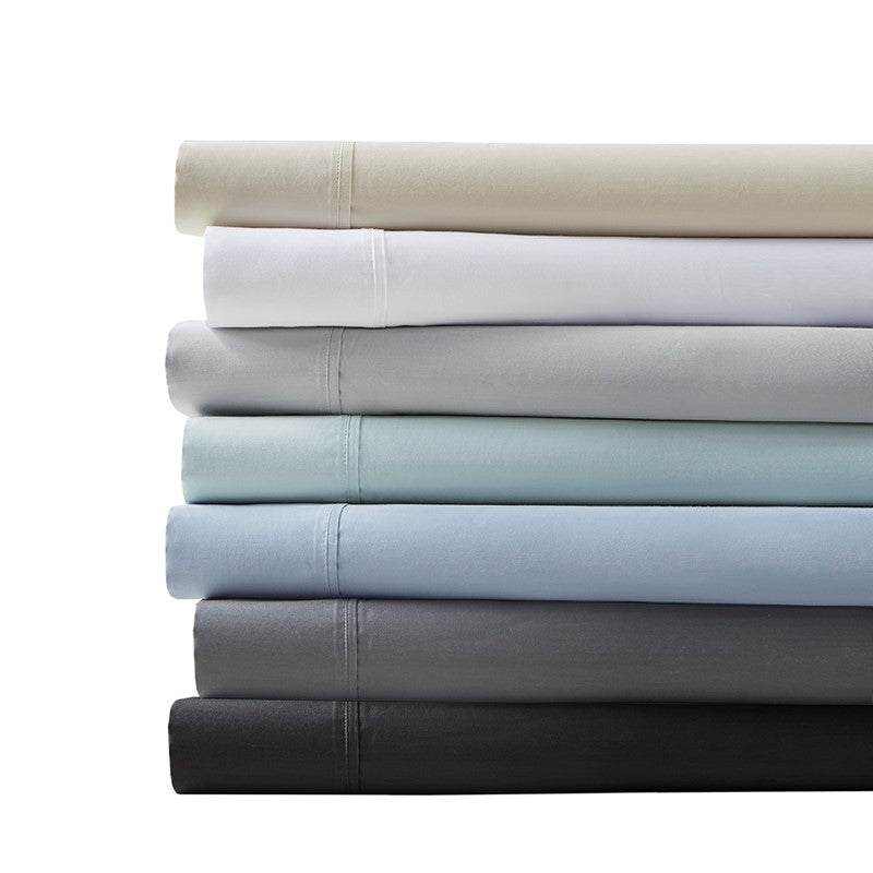 Luxury 1500TC Cotton Blend Sheet Set - High Thread Count Sheets - Black - Quahog Bay Bedding