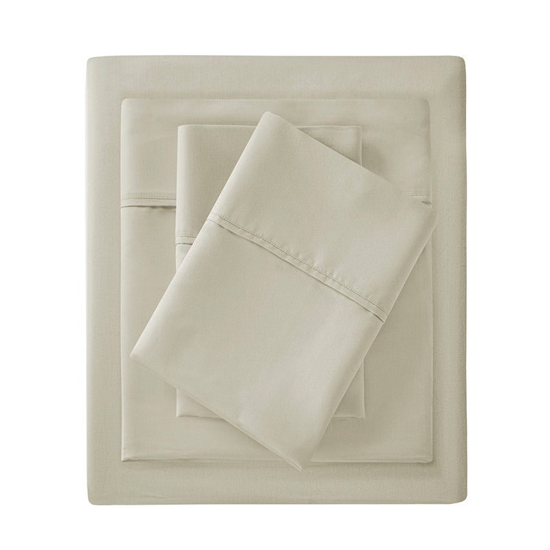 Luxury 1500TC Cotton Blend Sheet Set - High Thread Count Sheets - Ivory - Quahog Bay Bedding
