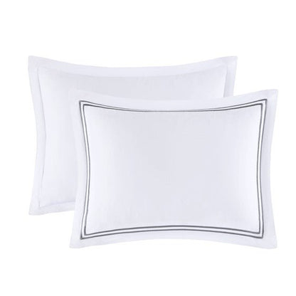 Luxury 500TC Cotton Embroidered Comforter Set 5 Piece Comforter Set - Quahog Bay Bedding