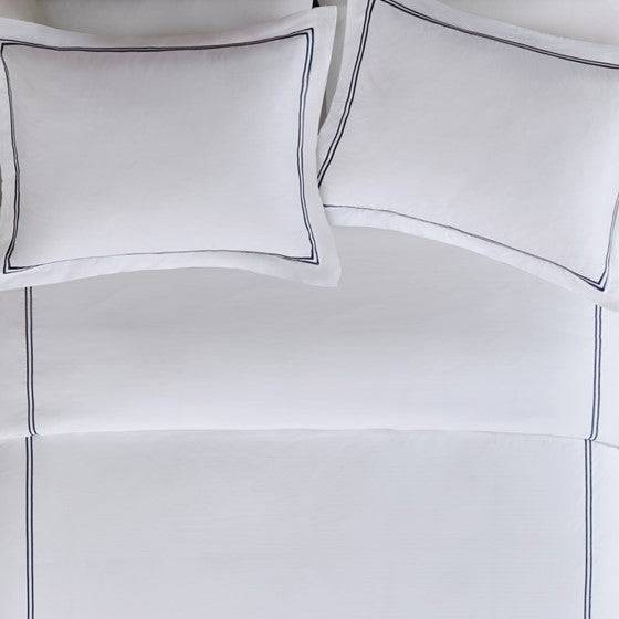 Luxury 500TC Cotton Embroidered Comforter Set 5 Piece Comforter Set - Quahog Bay Bedding