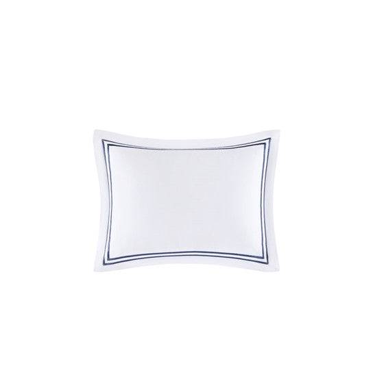 Madison Park Luxury 500TC Luxury Collection 100% Cotton Sateen Embroidered Duvet Cover Set - Quahog Bay Bedding