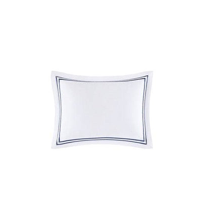 Madison Park Luxury 500TC Luxury Collection 100% Cotton Sateen Embroidered Duvet Cover Set - Quahog Bay Bedding