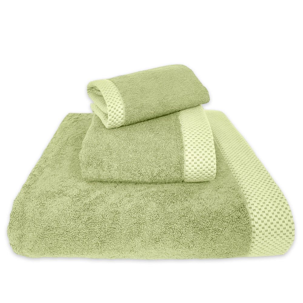 Luxury Bamboo 3 Piece Towel Set - Sage - Quahog Bay Bedding