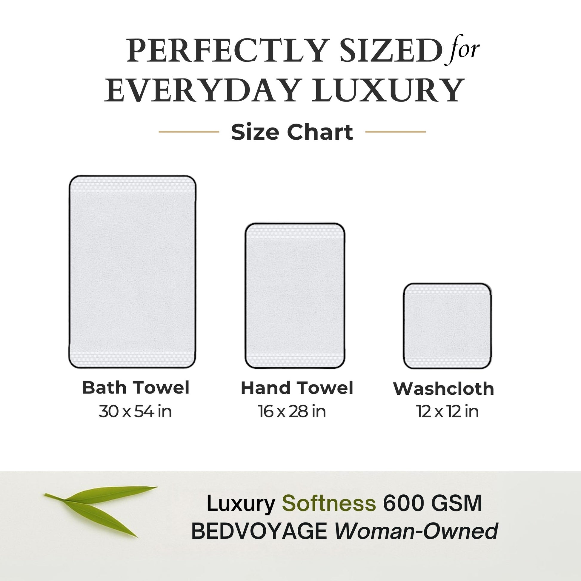 Luxury Bamboo 6 Piece Spa Towel Set – Cloud - Quahog Bay Bedding