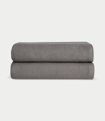 Luxury Bamboo Blend Bath Towels - Waffle Weave - Quahog Bay Bedding
