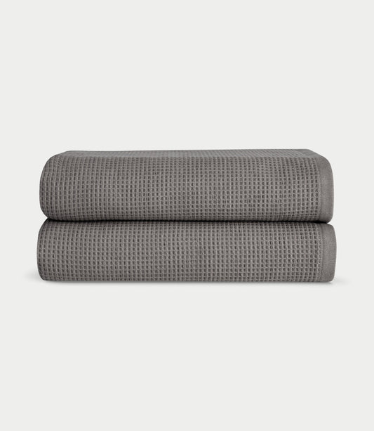 Luxury Bamboo Blend Bath Towels - Waffle Weave - Quahog Bay Bedding