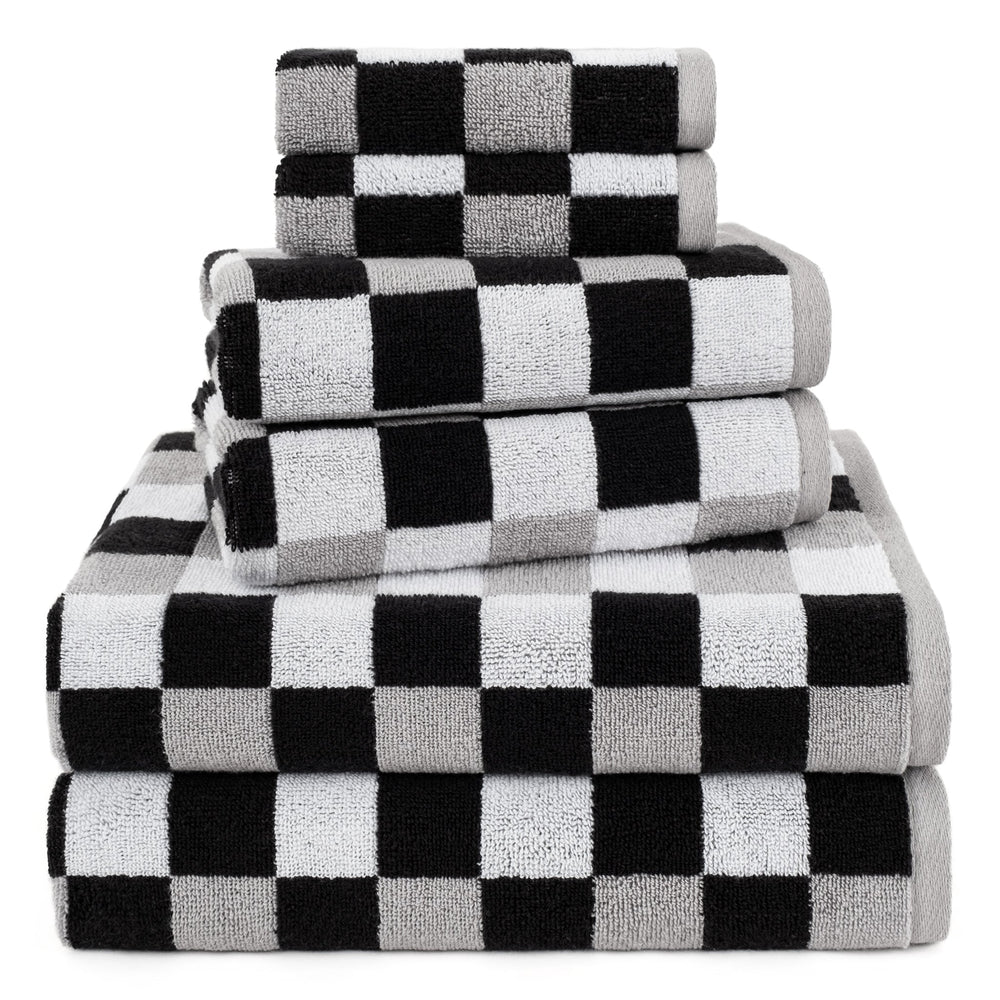 Luxury Bath Towel Set  100% Cotton Yarn Dyed Ultra Soft and Plush - Quahog Bay Bedding