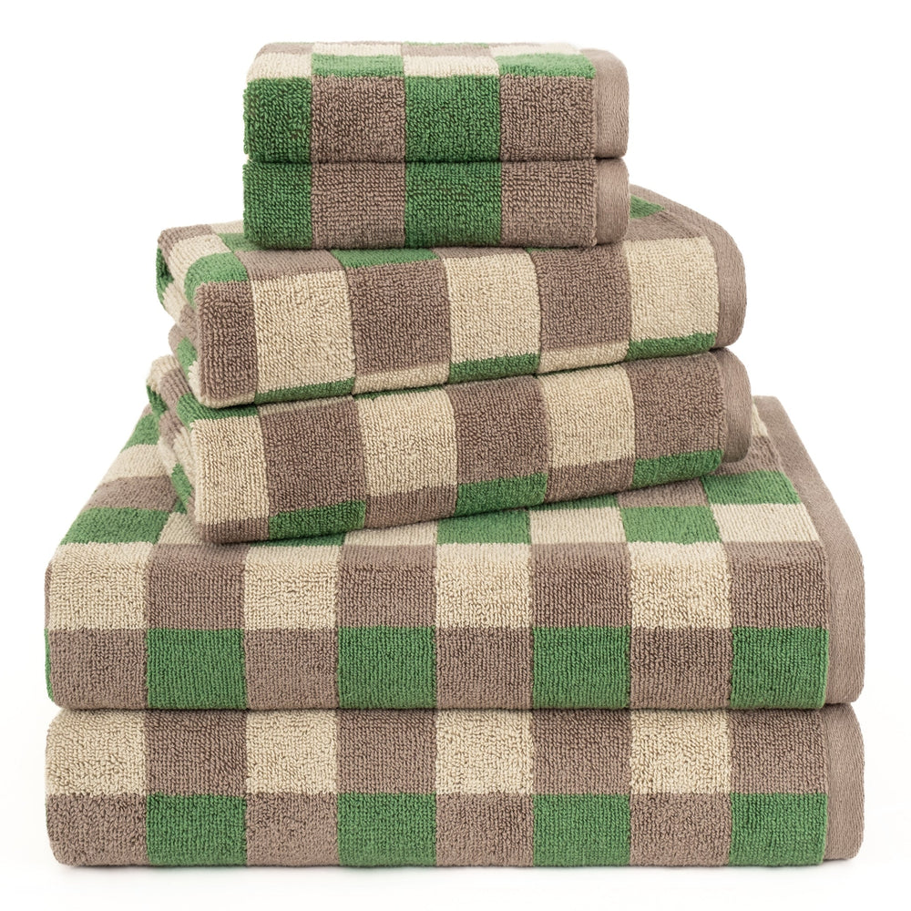 Luxury Bath Towel Set  100% Cotton Yarn Dyed Ultra Soft and Plush - Quahog Bay Bedding