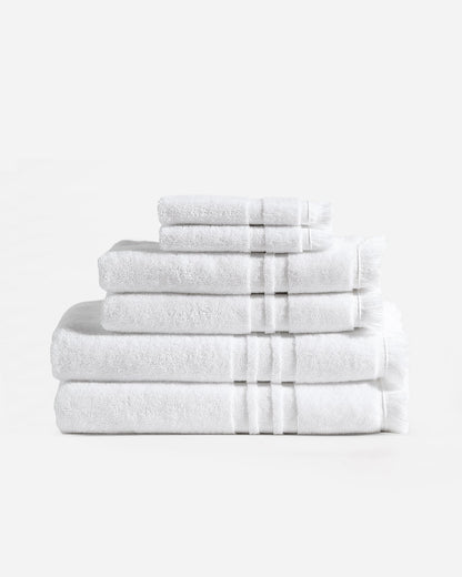 Luxury Fringed Towel Set - Quahog Bay Bedding