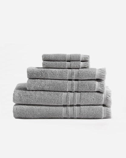 Luxury Fringed Towel Set - Quahog Bay Bedding