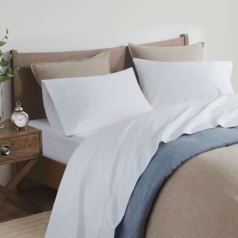 Luxury Hem Stitch 600TC 100% Pima Cotton Sheet Set - Quahog Bay Bedding