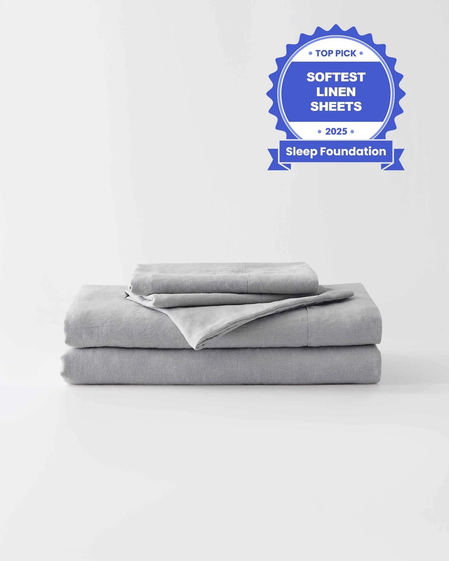 Luxury Stonewashed Linen Sheets Set - 100% European Stonewashed Linen - Quahog Bay Bedding