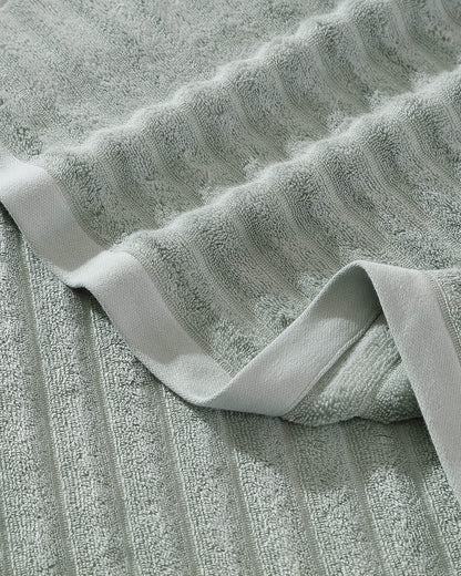 Luxury Turkish Cotton Rib Towel Set - Quahog Bay Bedding