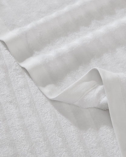 Luxury Turkish Cotton Rib Towel Set - Quahog Bay Bedding