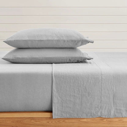 Luxury Washed Linen Sheet Set - Luxury Linen Sheets - Quahog Bay Bedding