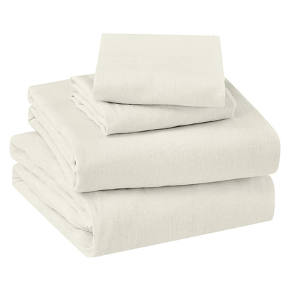 Luxury Washed Linen Sheet Set - Luxury Linen Sheets - Quahog Bay Bedding