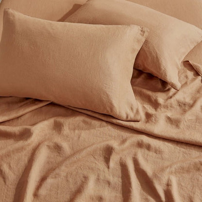 Luxury Washed Linen Sheet Set - Luxury Linen Sheets - Quahog Bay Bedding