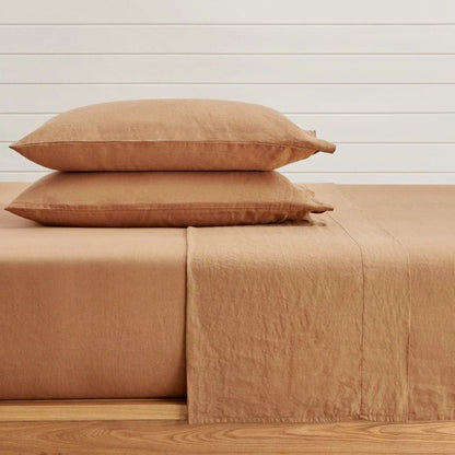 Luxury Washed Linen Sheet Set - Luxury Linen Sheets - Quahog Bay Bedding