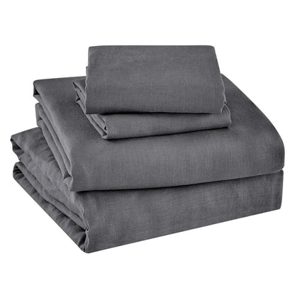 Luxury Washed Linen Sheet Set - Luxury Linen Sheets - Quahog Bay Bedding