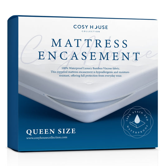 Luxury Zippered Mattress Encasement - Quahog Bay Bedding