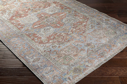 Rust Maayon Washable Rug