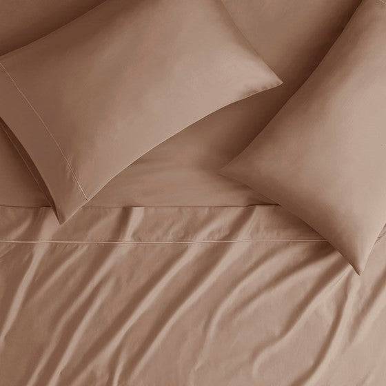 Madison Park Luxury 600TC 100% Pima Cotton Sheet Set With Beautiful Hem Stitching - Quahog Bay Bedding
