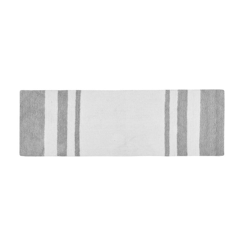 Madison Park Spa Cotton Reversible Bath Rug - Grey - Quahog Bay Bedding