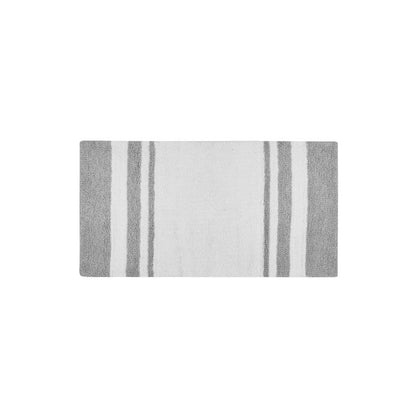 Madison Park Spa Cotton Reversible Bath Rug - Grey - Quahog Bay Bedding