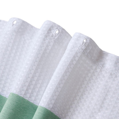 Madison Park - Spa Waffle Shower Curtain - Aqua - Quahog Bay Bedding