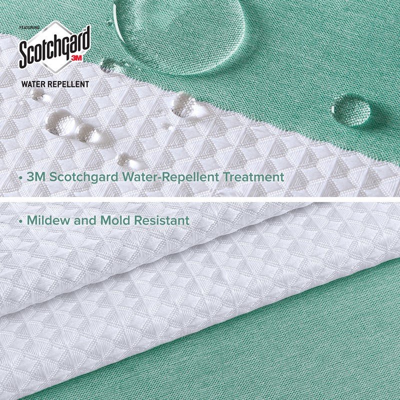 Madison Park - Spa Waffle Shower Curtain - Aqua - Quahog Bay Bedding
