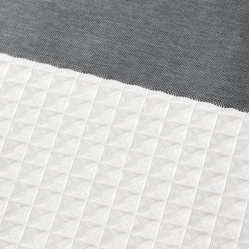 Madison Park - Spa Waffle Shower Curtain - Charcoal - Quahog Bay Bedding