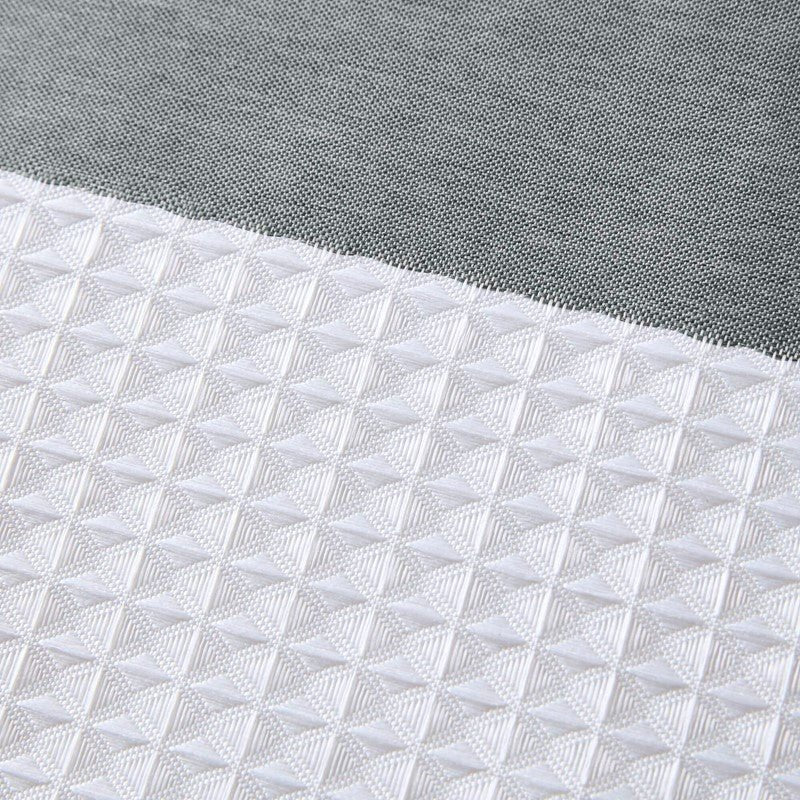 Madison Park - Spa Waffle Shower Curtain - Charcoal - Quahog Bay Bedding