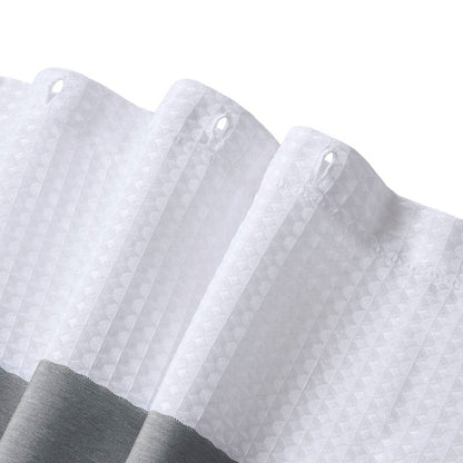 Madison Park - Spa Waffle Shower Curtain - Charcoal - Quahog Bay Bedding