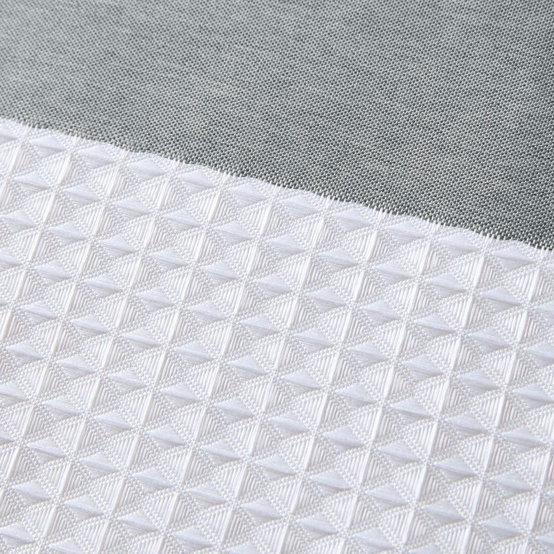 Madison Park - Spa Waffle Shower Curtain - Charcoal - Quahog Bay Bedding