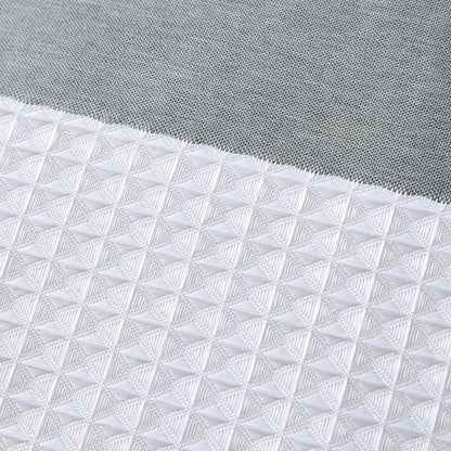 Madison Park - Spa Waffle Shower Curtain - Charcoal - Quahog Bay Bedding
