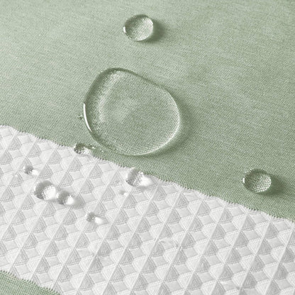 Madison Park - Spa Waffle Shower Curtain - Sage Green - Quahog Bay Bedding